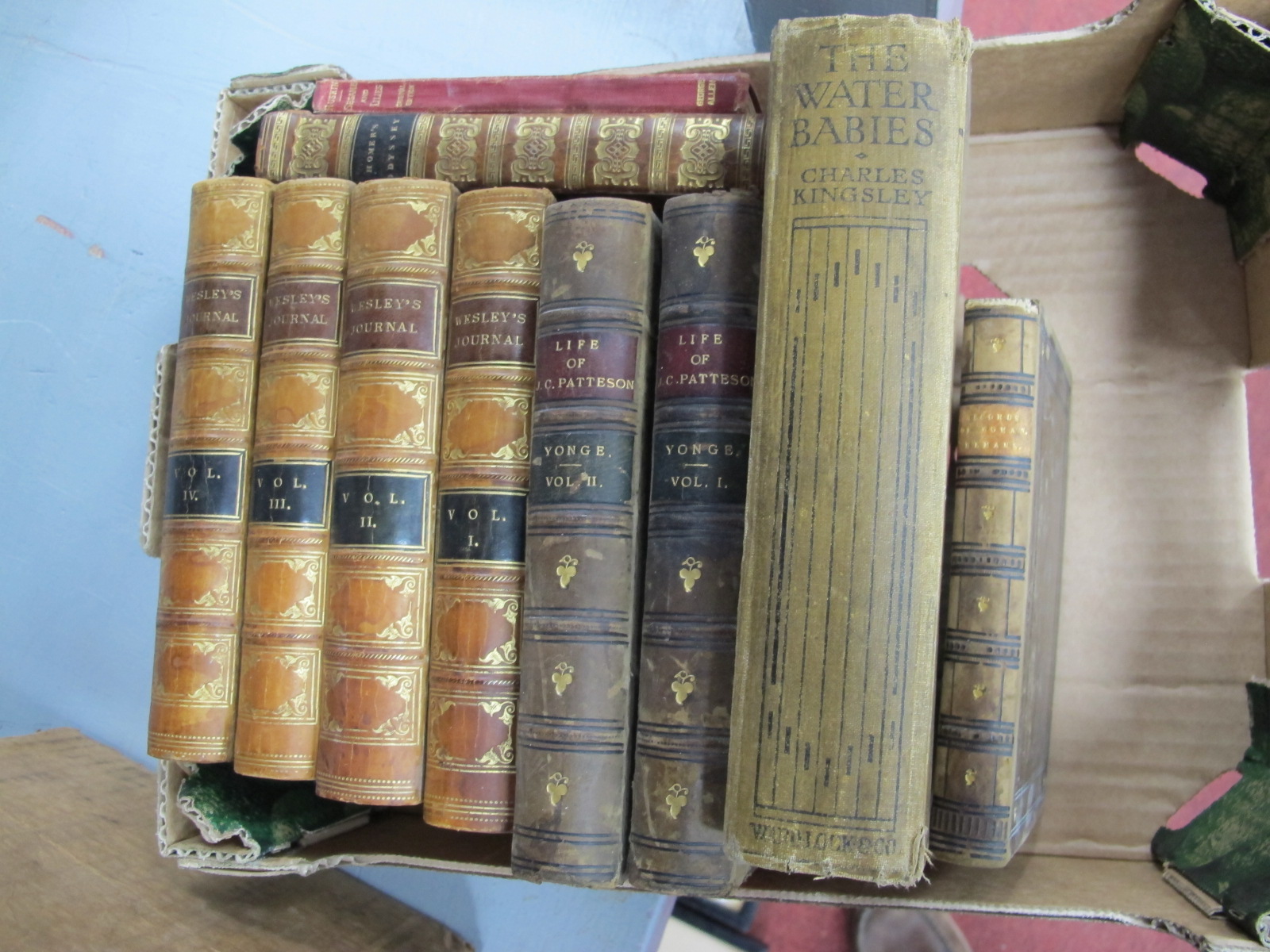 Wesley's Journal, four volumes, The Journal of The Rev John Wesley, A.M from 14th 1735 to October