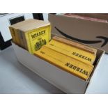 Wisden Cricketers Almanacks. 1946, 47, 48, 49 and 50, all yellow limp cloth covers. (5)