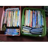 Two Boxes of Children's Annuals, including Dr Who, The Professionals, Six Million Dollar Man among