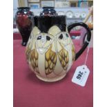A Moorcroft Pottery Jug, painted in the 'Tengu' pattern, designed by Vicky Lovatt, impressed and