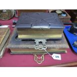 Two Circa Late XIX Century Photograph Albums, with metal clasps, containing many period images.