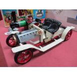 A Mamod Ref SA1 Live Steam Roadster, unboxed, excellent unfired condition, missing burner and