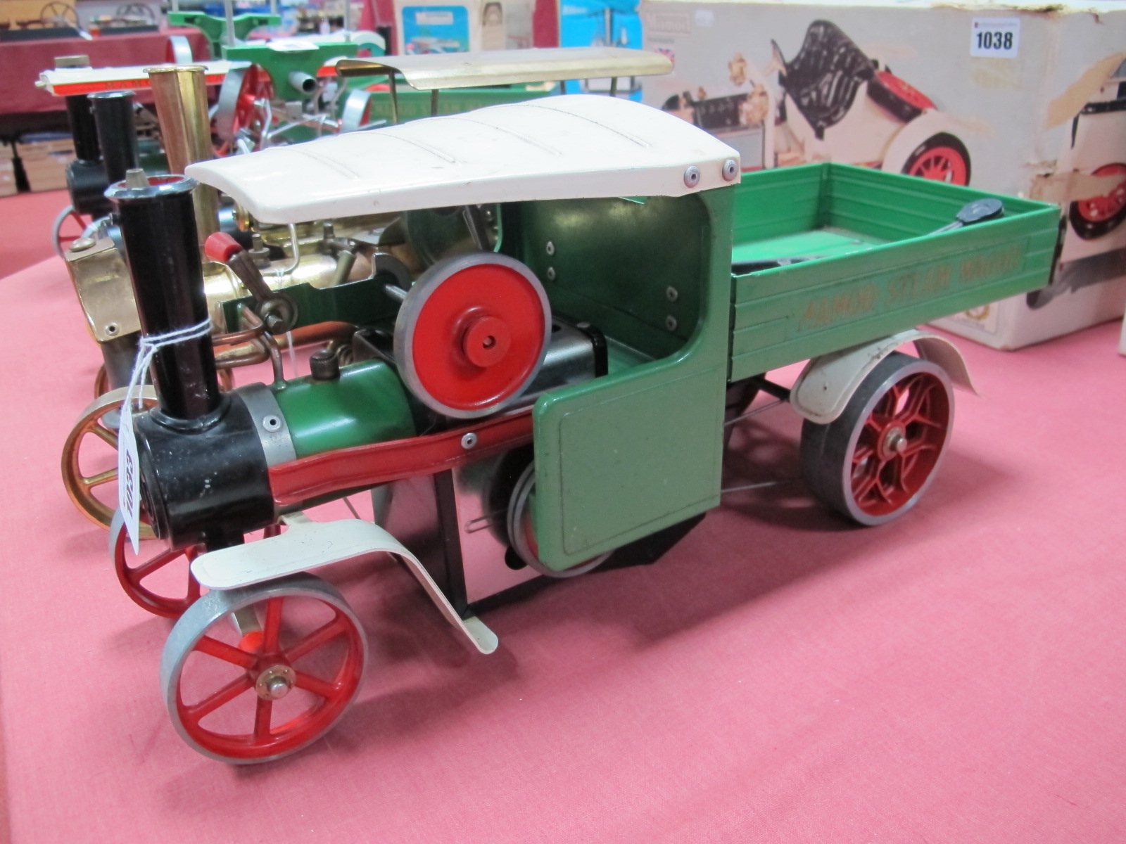 A Mamod Live Steam "Steam Wagon", unboxed, very good condition, appears light steamed only, finished