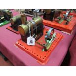 Mamod SE2 Live Steam Engine, unboxed, very good, light steamed condition with burner.