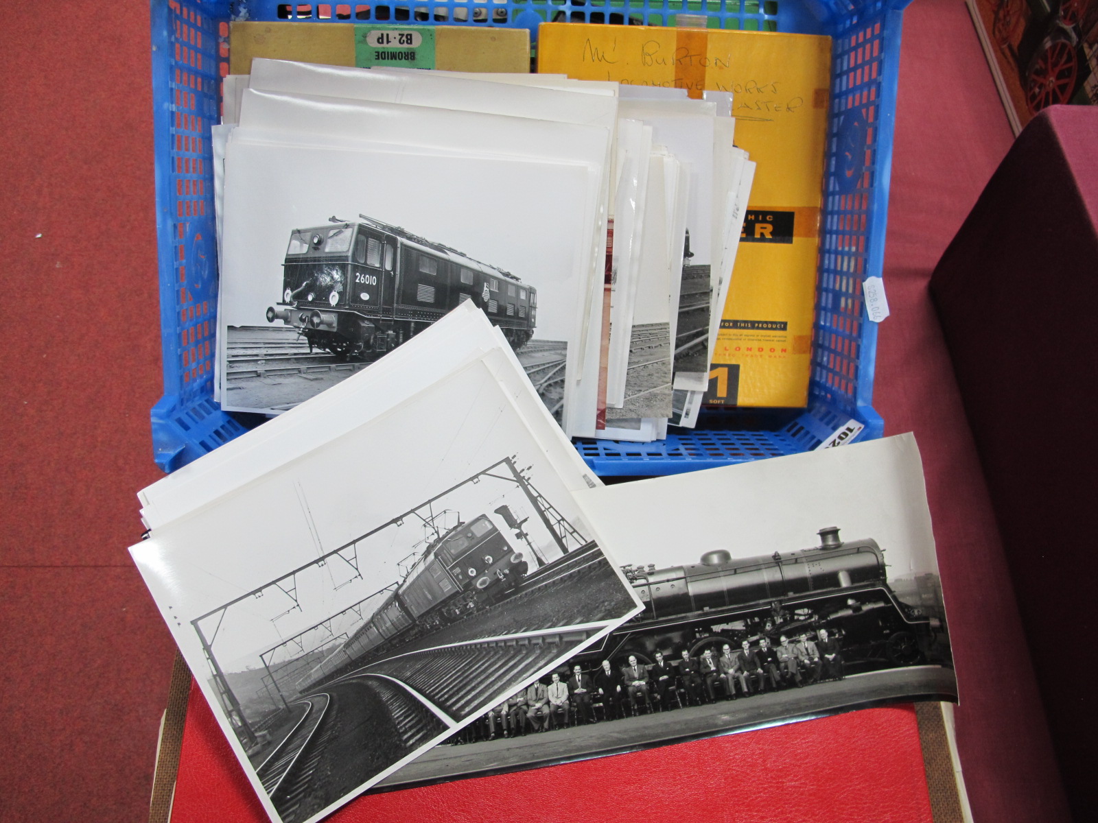 A Good Selection of Both Black and White Colour Photographs of British Trains, including steam,