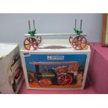 A Mamod Live Steam Ref T.E.1A Steam Traction Engine, boxed, very good. Plus light steamed condition,