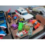 A Quantity of Original (Circa 1980's) Ghostbusters Plastic Action Figures and Vehicles, including