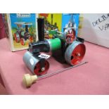 A Mamod S.R. 1A Live Steam Road Roller, Good, unboxed condition, appears lightly steamed only; compl