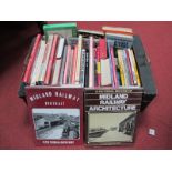 A Good Selection of Books, relating to the Railways in The Midlands and LMS:- One Box