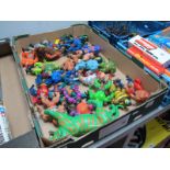 Approximately Twenty Original He-Man Masters of The Universe Plastic Action Figures, playworn.