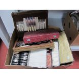 A Mixed Lot of Assorted Plated Cutlery, including cased tea knives, cased dessert spoons, etc.