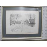Brian P. Smith, "Greenhill" (Sheffield interest), pencil drawing, signed and dated January 1987