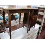 An Early XX Century Mahogany Occasional Table, with rectangular top and undershelf united by