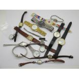 A Small Collection of Vintage and Later Ladies and Gent's Wristwatch, including Oris, Lorus,