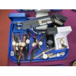A Collection of Assorted Wristwatches, including Rotary, Lorus, Sekoda, etc (some boxed):- One Tray