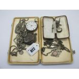 Grinberg & Reichman Brighton; A Hallmarked Silver Cased Openface Pocketwatch, the signed dial with