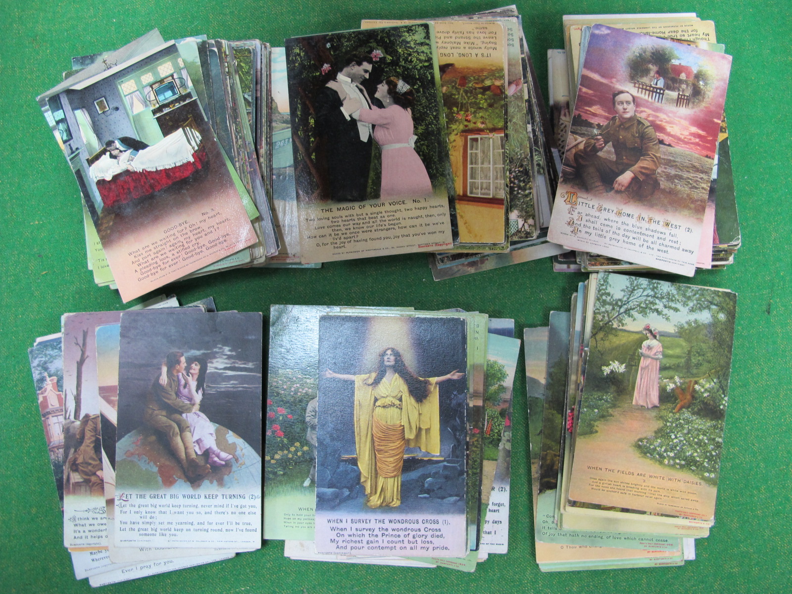 A Collection of Over Two Hundred and Ninety Early XX Century Poem Cards, mainly printed by