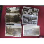 Twenty Four Early XX Century Picture Postcards of Derbyshire Interest, including Chatsworth,