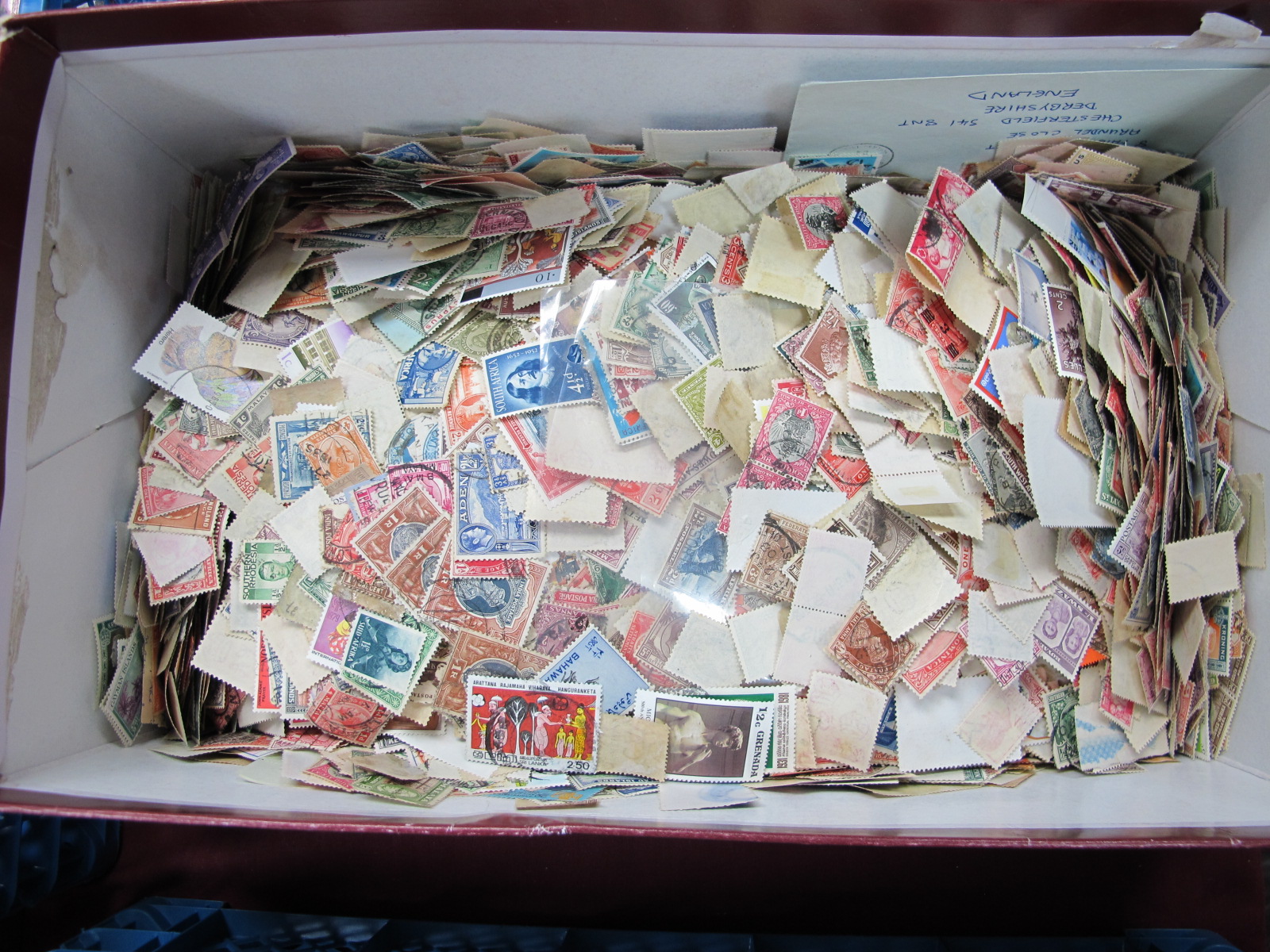 A Shoe Box Containing a Few Thousand Commonwealth Stamps, mint and used from Queen Victoria to KGVI,