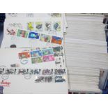 A Collection of G.B. FDC's, mainly 1970's and 80's, includes diffinitives, commemorative's and