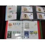Two Albums of Benham Covers, British PO FDC's and an album of covers flown by Royal flight while
