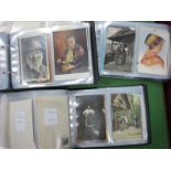 An Interesting Collection of Over Three Hundred Picture Postcards, in three albums, depicting mainly