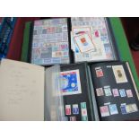 An Extensive East German Stamp Collection, in two albums and a large stockbook. The stockbook covers