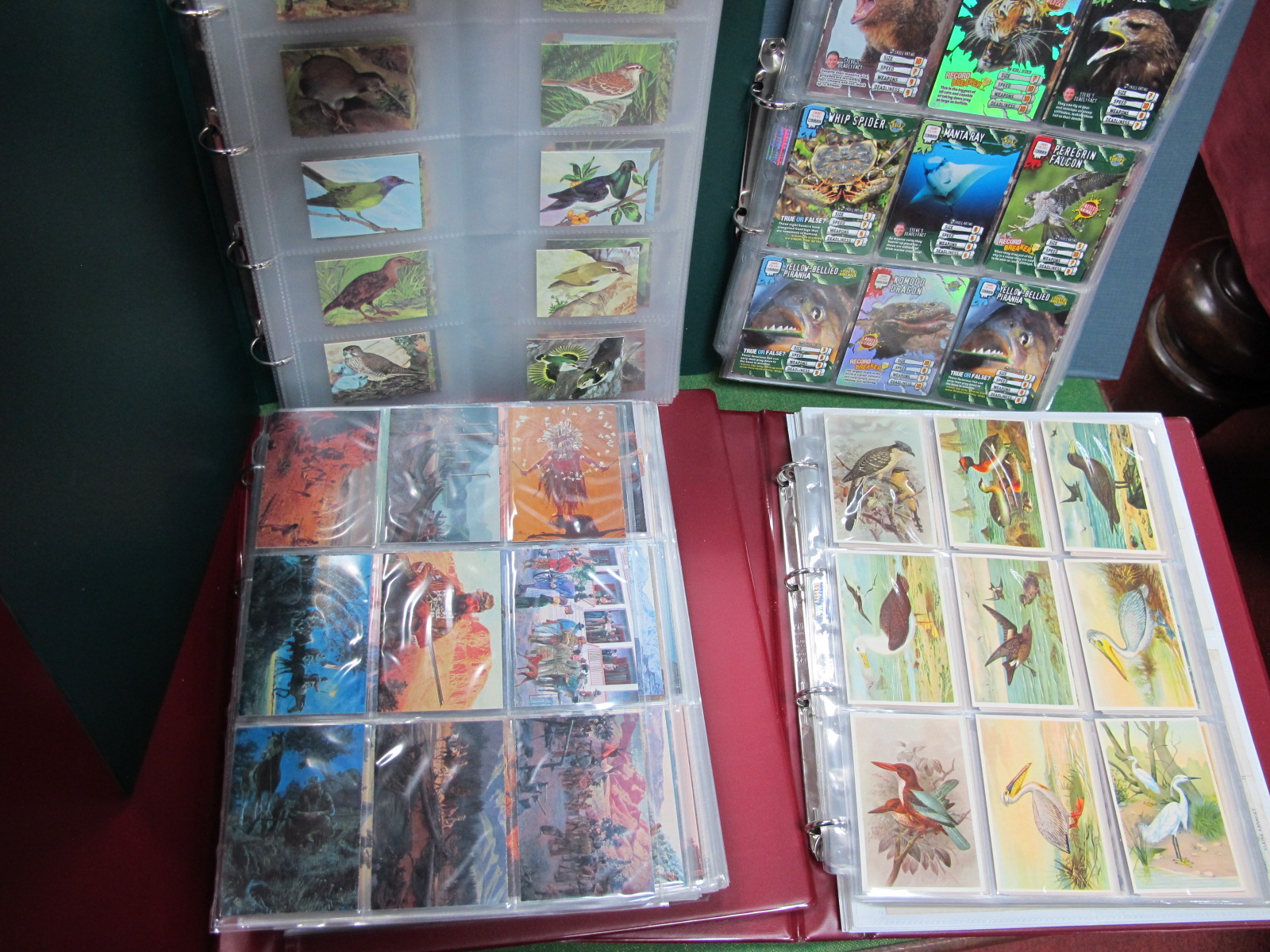 Four Albums of Modern Trade Cards, mainly presented as sets in four albums.