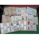 Fifty Wills Cigarette Card Albums, to include 'Safety First', 'Radio Celebrities Second Series', '