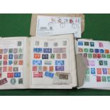 Two Junior Albums, containing a range of GB, Commonwealth and World Stamps, mainly used.