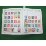 WITHDRAWN. An Early XX Century Lincoln Stamp Album, very sparsely filled with world stamps.