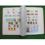 A Sixty-Four Page Stock Book with a Collection of Mint Gibraltar Stamps From 1886 to Modern, Good