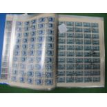 A Russian Collection of Stamps 1940's to 1960's, in full sheets, includes SG 1884 ZR Airs in U.M.