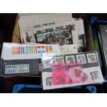 WITHDRAWN. A Carton Containing a GB Collection of First Day Covers and Presentation Packs, with