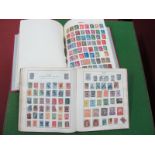 Two Well Filled Stamp Albums, from Queen Victoria to 1930's, used, includes G.B to 2/6d and 5/-