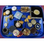 A Collection of Assorted Vintage and Later Ladies Compacts, including Coty, ASB Made in England,
