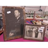 A Hallmarked Silver Mounted Rectangular Photograph Frame, Birmingham 1925, on wooden easel back,