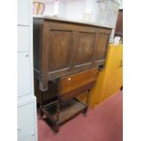 Oak Trolley and Blanket Box. (2)