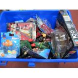 A Quantity of Modern Action Figures, Star Wars, Spider Man among other items, sometimes boxed.