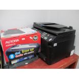 Epson Model C451C Copier, Aurora Shredder, Guillotine, Paper - all Untested Sold For Parts Only.