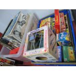 A Quantity of Board Games, Toys, by MB Games, Mattel and others, unchecked, (two tubs).