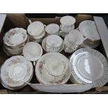 Royal Albert 'Lucerne' Teaware, of thirty pieces; 'Moss Rose', thirty-one pieces.