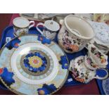 Worcester Millennium Plate, 31cm diameter, Masons 'Mandarin' jug and jardiniere, etc:- One Tray