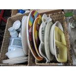 Italian Pottery Three Tier Cake Stand, Carlton hors d'oevres, Ridgway 'Amanda' and other ceramics in