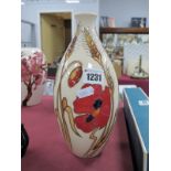 A Moorcroft Pottery Vase, painted in the 'Harvest Poppy' design by Emma Bossons, shape 93/8,