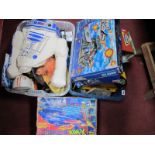 A Quantity of Modern Plastic Toy Figures, Vehicles, Accessories, Spare Parts, by Matchbox, Galoob,