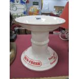 Mason's Dewfresh Carving Stand "Dewhurst Equipment & Makers" stamp under base, 19cm high.