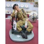 Royal Doulton Prestige Figurine, '730 Days', Ltd Edition of 1500, 18cm high.