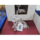 Swarovski Crystal Annual Edition For 1994 'Kudu' from the Inspiration Africa theme, boxed.