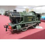 A 1930's Hornby "O" Gauge No 1 Special Tank Locomotive, clockwork, repainted in 'Southern' green,